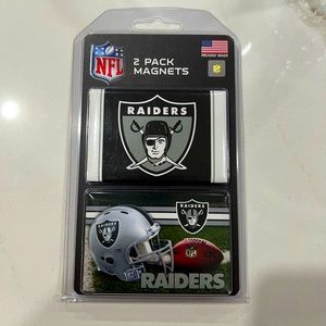NFL Raiders 2pk Magnets